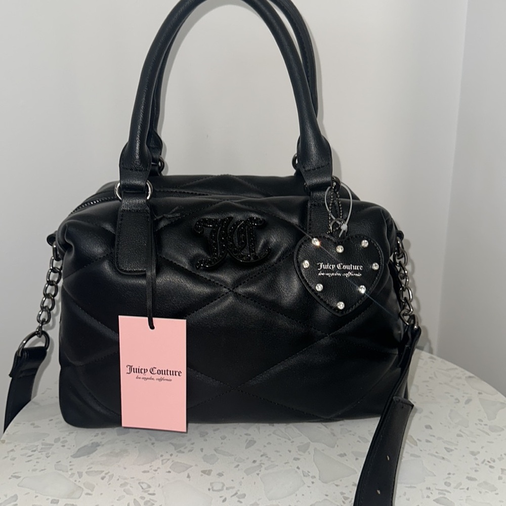 Juicy couture black on black Purse